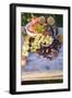 Sweet Chestnuts, Pomegranates, Grapes, Apples and Autumn Leaves-Eising Studio - Food Photo and Video-Framed Photographic Print