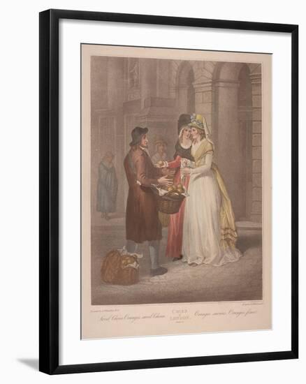 Sweet China Oranges, Sweet China, Cries of London, C1870-Francis Wheatley-Framed Giclee Print