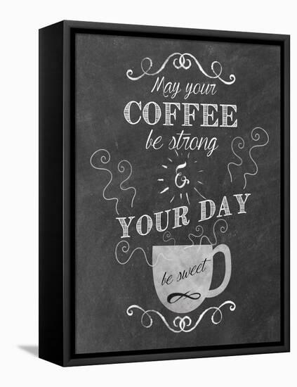 Sweet Coffee-Erin Clark-Framed Stretched Canvas