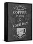 Sweet Coffee-Erin Clark-Framed Stretched Canvas