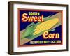 Sweet Corn Crate Label-Mark Frost-Framed Giclee Print