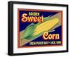 Sweet Corn Crate Label-Mark Frost-Framed Giclee Print