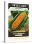 Sweet Corn Seed Packet-null-Stretched Canvas