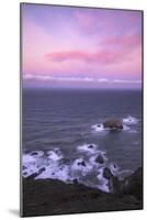 Sweet Cotton Candy Clouds Central Coast Morning, Big Sur Hills, Central Coast California-Vincent James-Mounted Photographic Print