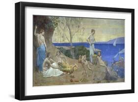 Sweet Country, 1882-Pierre Puvis de Chavannes-Framed Giclee Print