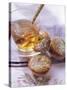 Sweet Courgette Muffins and a Cup of Tea-null-Stretched Canvas