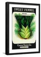 Sweet Fennel Seed Packet-Lantern Press-Framed Art Print