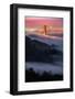 Sweet Fog Pocket at Sunrise Golden Gate San Francisco-Vincent James-Framed Photographic Print