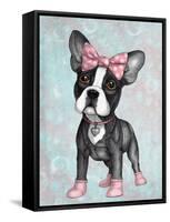 Sweet Frenchie-Barruf-Framed Stretched Canvas