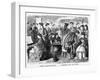 Sweet Girl-Graduates...'Afternoon Tea Versus Wine, 1872-Joseph Swain-Framed Giclee Print