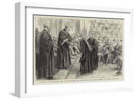 Sweet Girl Graduates, the Vice-Chancellor (Sir James Paget) Conferring Degrees at London University-null-Framed Giclee Print