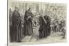 Sweet Girl Graduates, the Vice-Chancellor (Sir James Paget) Conferring Degrees at London University-null-Stretched Canvas