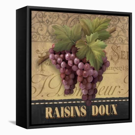Sweet Grapes-Abby White-Framed Stretched Canvas