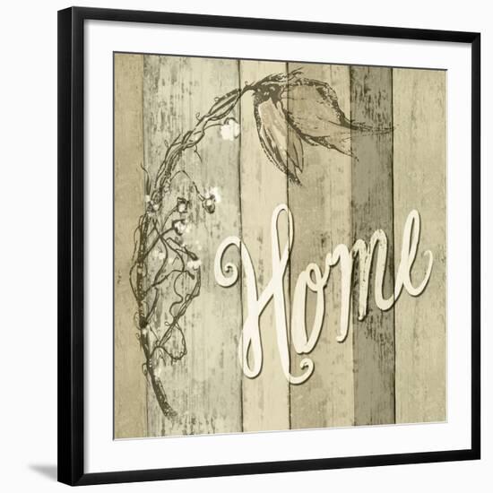 Sweet Home Wood Sign-ALI Chris-Framed Giclee Print