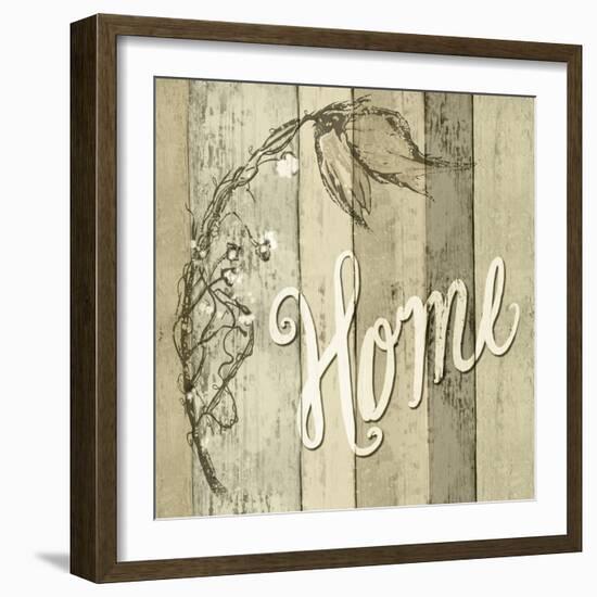 Sweet Home Wood Sign-ALI Chris-Framed Giclee Print