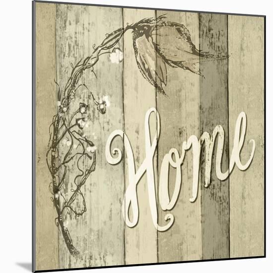 Sweet Home Wood Sign-ALI Chris-Mounted Giclee Print