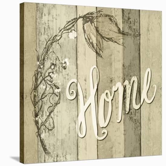 Sweet Home Wood Sign-ALI Chris-Stretched Canvas