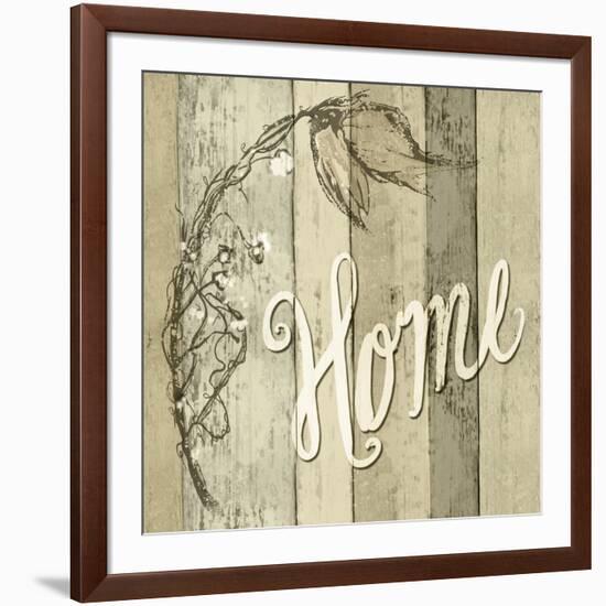 Sweet Home Wood Sign-ALI Chris-Framed Giclee Print