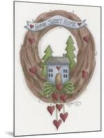 Sweet Home Wreath-Debbie McMaster-Mounted Giclee Print