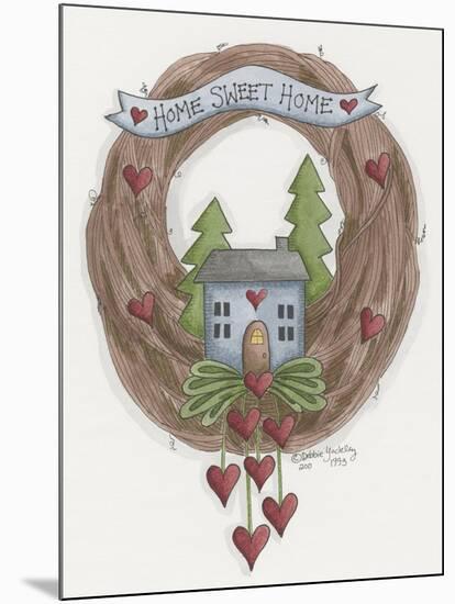 Sweet Home Wreath-Debbie McMaster-Mounted Giclee Print