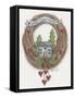 Sweet Home Wreath-Debbie McMaster-Framed Stretched Canvas