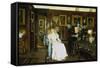 Sweet Home-John Atkinson Grimshaw-Framed Stretched Canvas