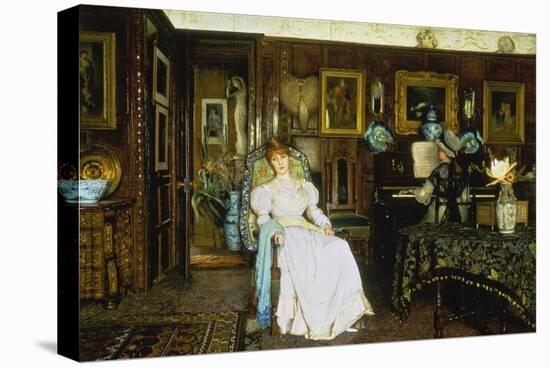Sweet Home-John Atkinson Grimshaw-Stretched Canvas