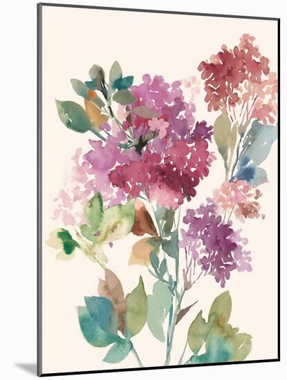 Sweet Hydrangea I-Asia Jensen-Mounted Art Print