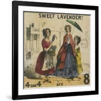 Sweet Lavender!, London, C1840, Cries of London-TH Jones-Framed Giclee Print