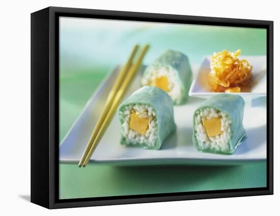 Sweet Maki with Marzipan and Melon-Ulrike Koeb-Framed Stretched Canvas