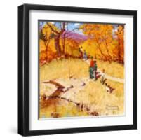 Sweet Memories-Norman Rockwell-Framed Art Print