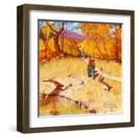 Sweet Memories-Norman Rockwell-Framed Art Print