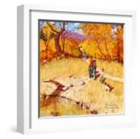 Sweet Memories-Norman Rockwell-Framed Art Print