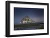 Sweet mood on Mont Saint Michel at night-Philippe Manguin-Framed Photographic Print