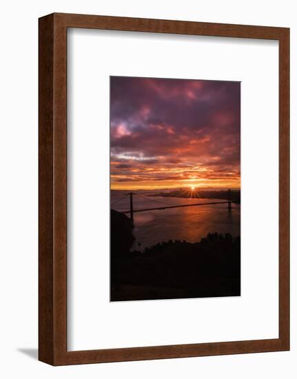 Sweet Moody Morning, Marin Headlands, Golden Gate, San Francisco-Vincent James-Framed Photographic Print