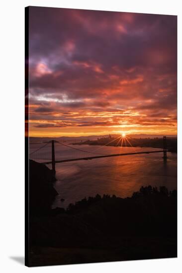 Sweet Moody Morning, Marin Headlands, Golden Gate, San Francisco-Vincent James-Stretched Canvas