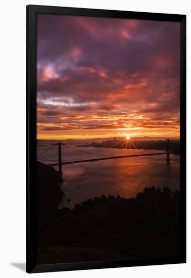 Sweet Moody Morning, Marin Headlands, Golden Gate, San Francisco-Vincent James-Framed Photographic Print