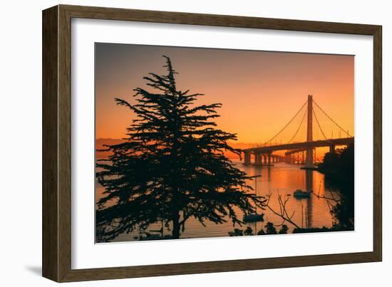 Sweet Morning Light at Oakland Bay Bridge, East Bay-Vincent James-Framed Photographic Print