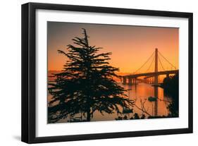 Sweet Morning Light at Oakland Bay Bridge, East Bay-Vincent James-Framed Photographic Print