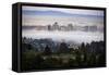 Sweet Oakland Flow, Fog and Soft Mood Downtoen East bay-Vincent James-Framed Stretched Canvas