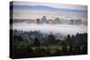 Sweet Oakland Flow, Fog and Soft Mood Downtoen East bay-Vincent James-Stretched Canvas