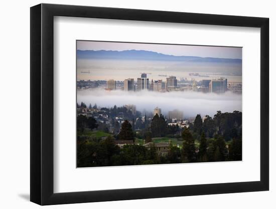 Sweet Oakland Flow, Fog and Soft Mood Downtoen East bay-Vincent James-Framed Premium Photographic Print