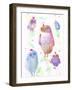 Sweet Owls-Oxana Zaiko-Framed Giclee Print