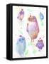 Sweet Owls-Oxana Zaiko-Framed Stretched Canvas