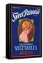 Sweet Patootie Vegetable Label - Turlock, CA-Lantern Press-Framed Stretched Canvas