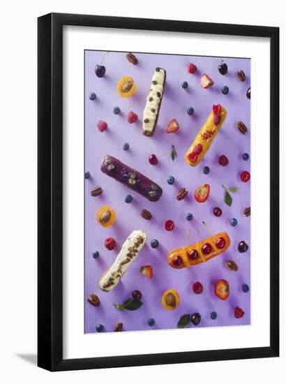 Sweet Pattern: Eclair-Dina Belenko-Framed Giclee Print