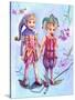 Sweet Pea Elves-Judy Mastrangelo-Stretched Canvas