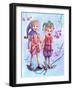 Sweet Pea Elves-Judy Mastrangelo-Framed Giclee Print