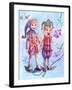 Sweet Pea Elves-Judy Mastrangelo-Framed Giclee Print