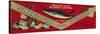 Sweet Pea Salmon Can Label - Anacortes, WA-Lantern Press-Stretched Canvas